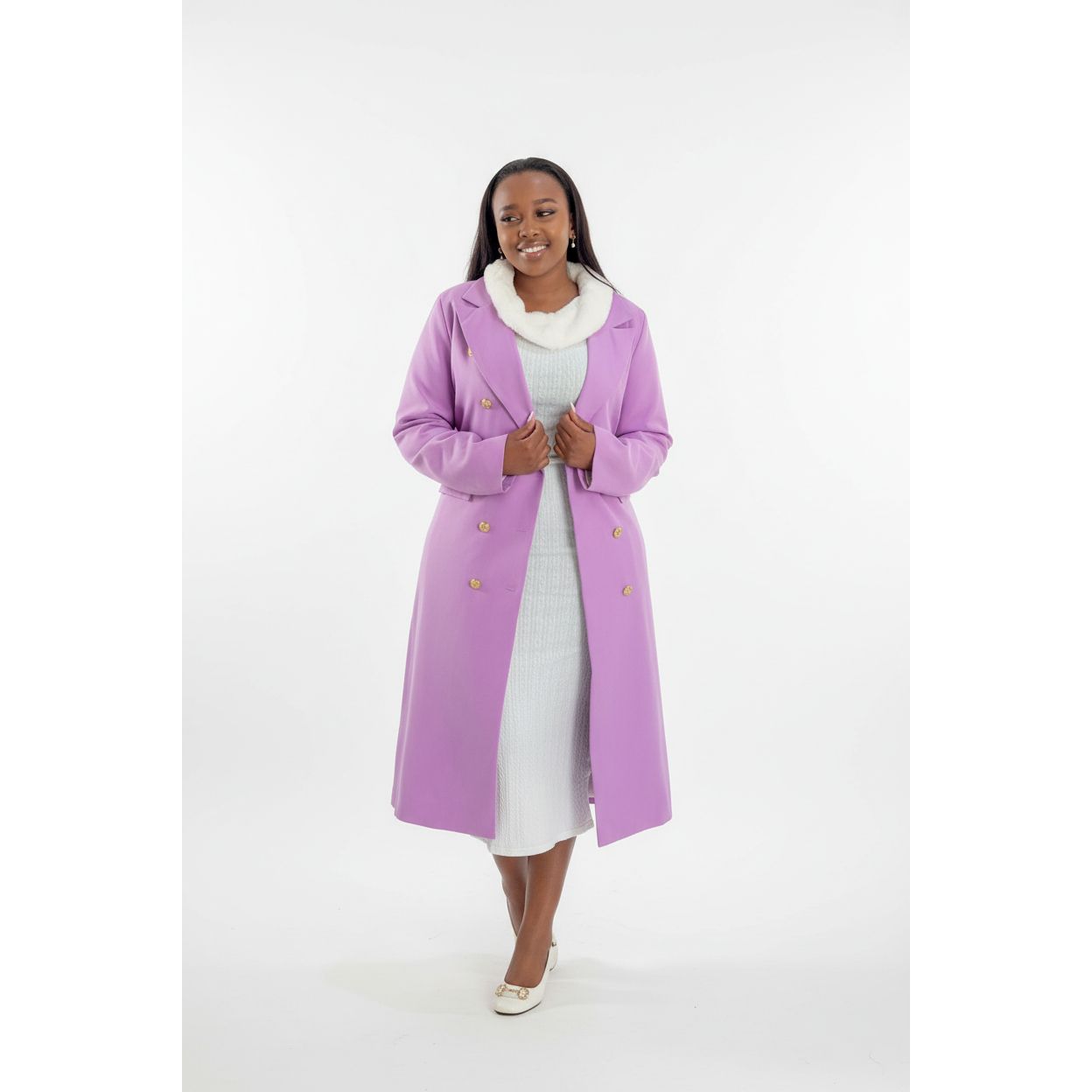 Double Breasted Slant Pockets Belted Trench Coat – YELLOW SUB TRADING