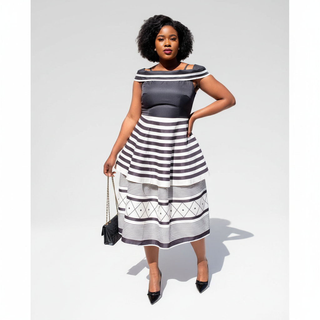 Elegant Xhosa Traditional Wedding Dress – YELLOW SUB TRADING
