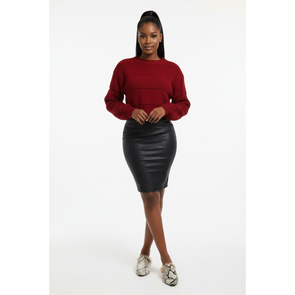 Long Sleeve Wool Knitted Stretchy Sweater – YELLOW SUB TRADING
