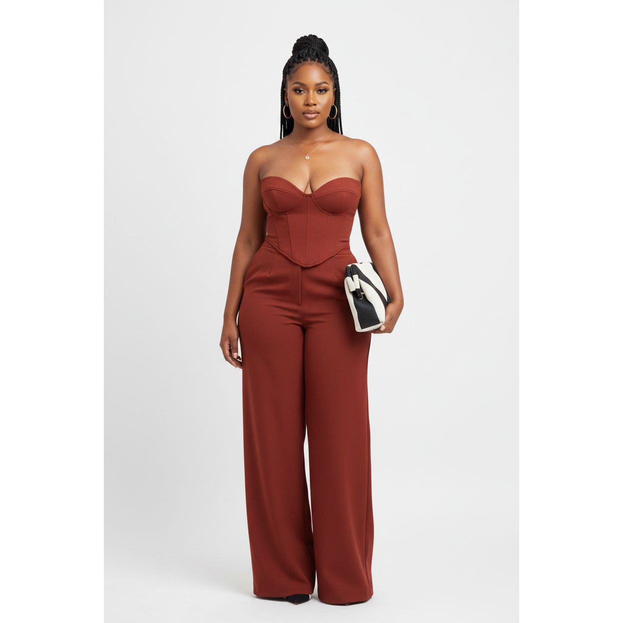 Corset Crop-Top and High waisted pants Set – YELLOW SUB TRADING