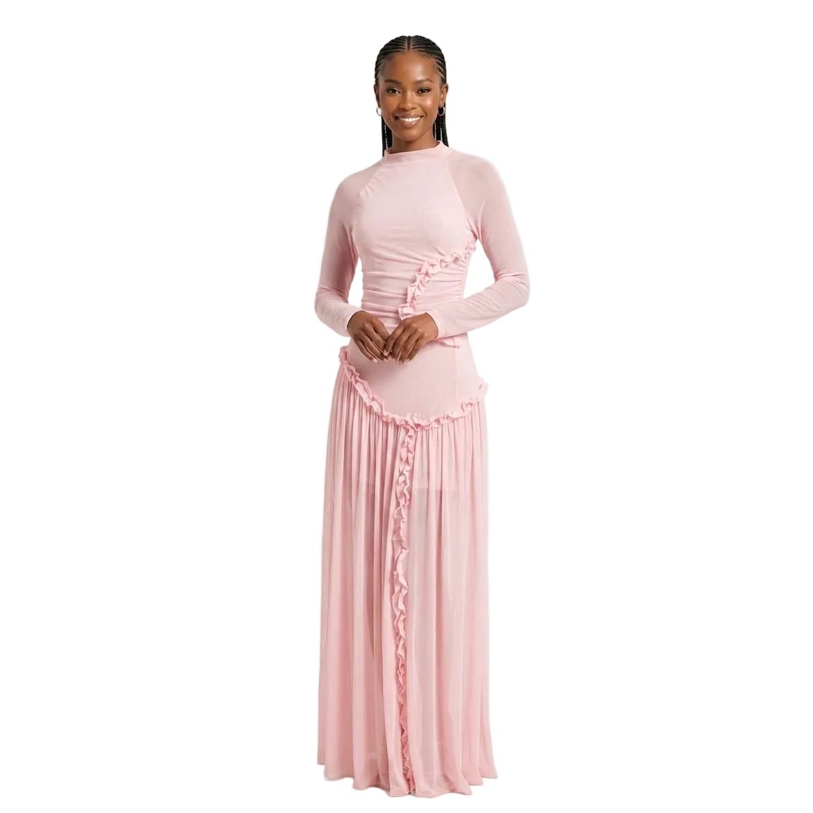 off the shoulder maxi sweater dress Women's Successfully Stylish in Cream Mini Dress Pattern - YGroup_D5SCP142 Color:Ivory As Pic Size XS