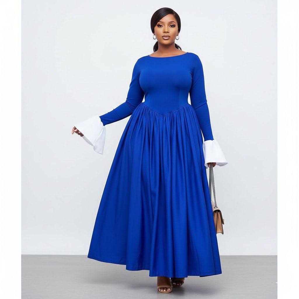 Butterfly Hand Long Maxi Dress – YELLOW SUB TRADING