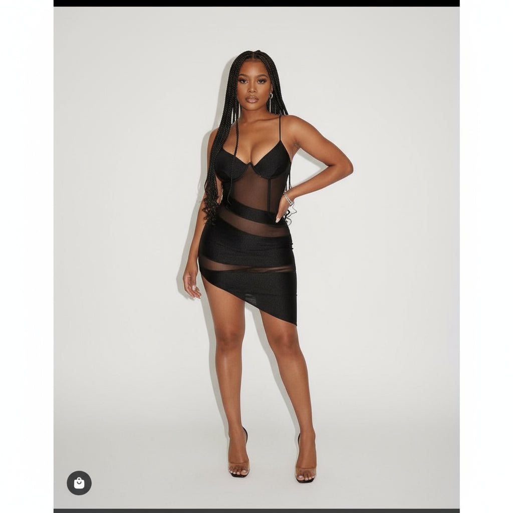 Sexy Mesh Patchwork Bodycon Dress – YELLOW SUB TRADING