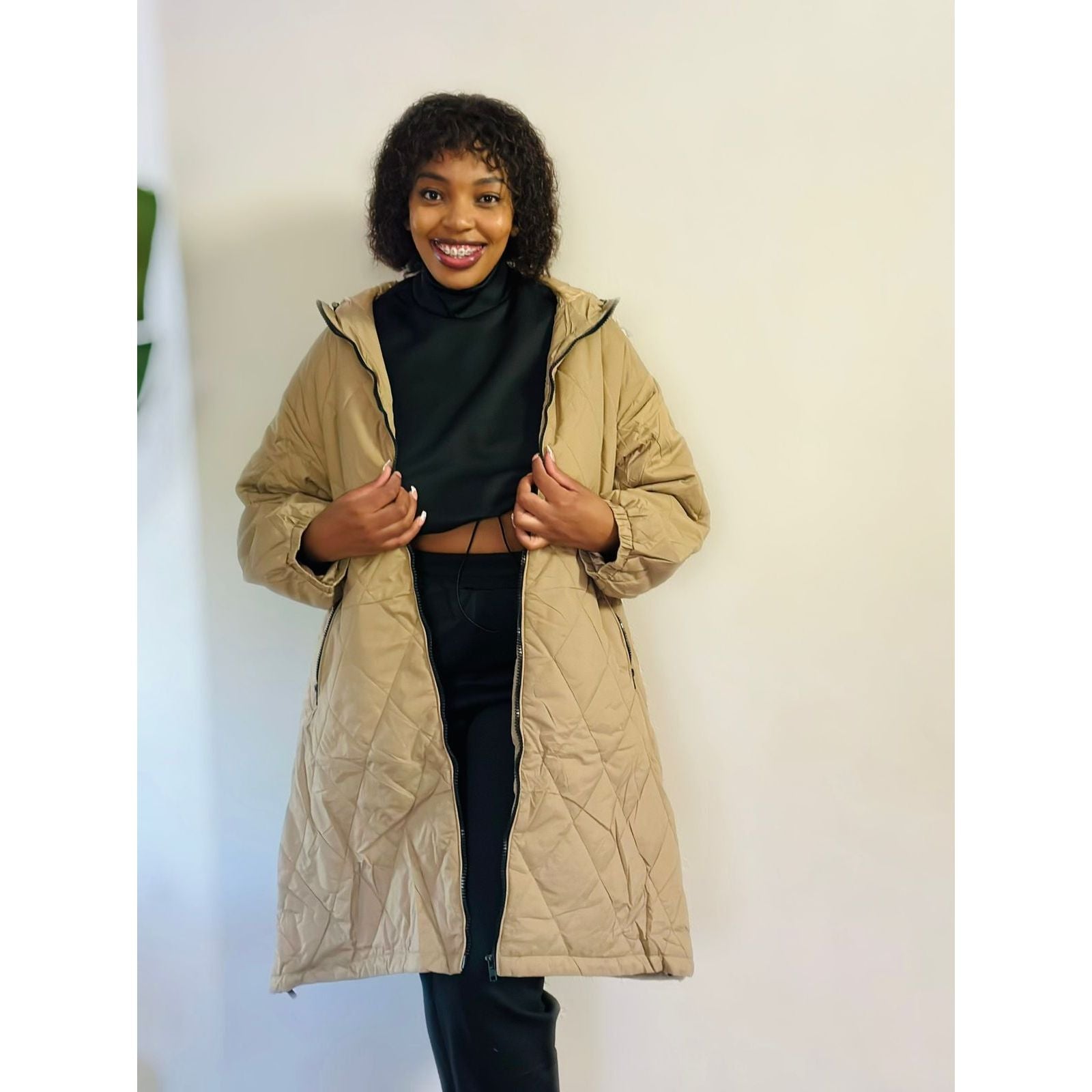 Vintage Long Hooded Coat