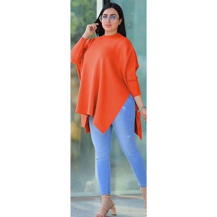 Round Neck Knitted Top