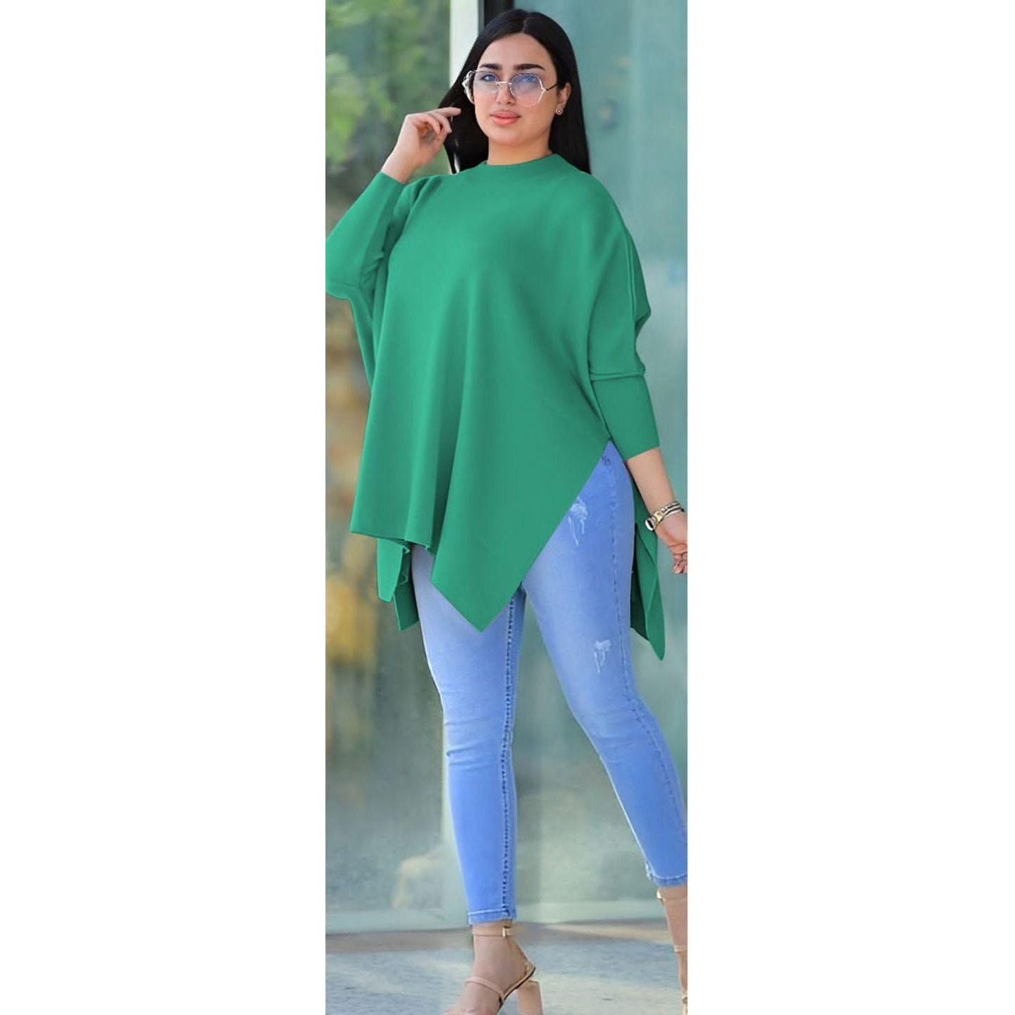 Round Neck Knitted Top