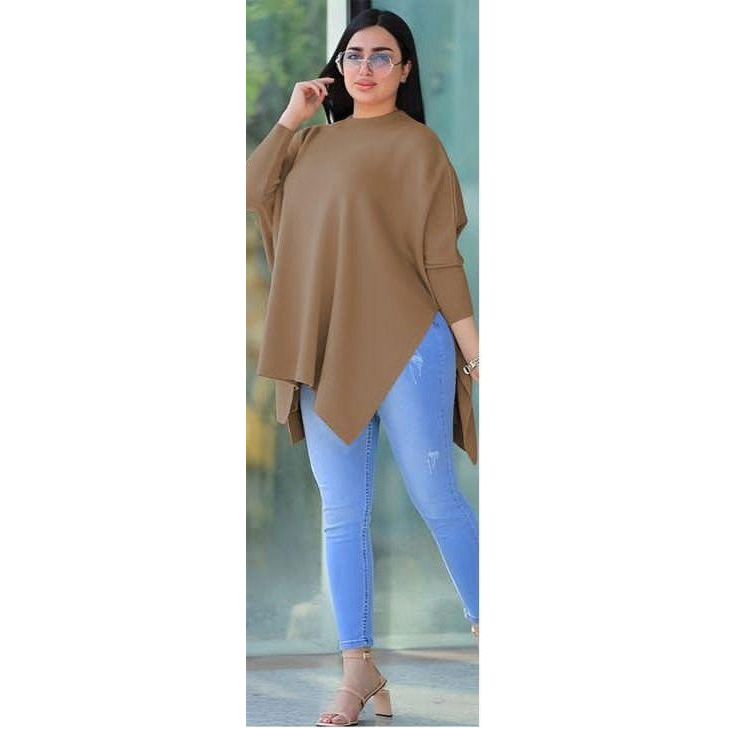 Round Neck Knitted Top