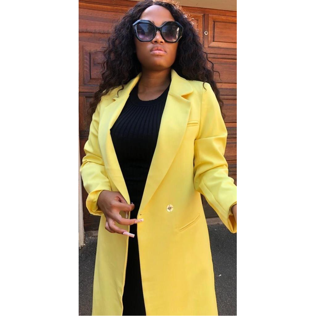 Slim Side Blazer Coat