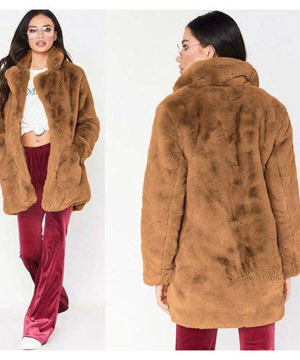 Stylish Fluffy Fur Jacket