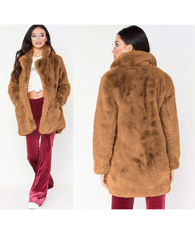 Stylish Fluffy Fur Jacket