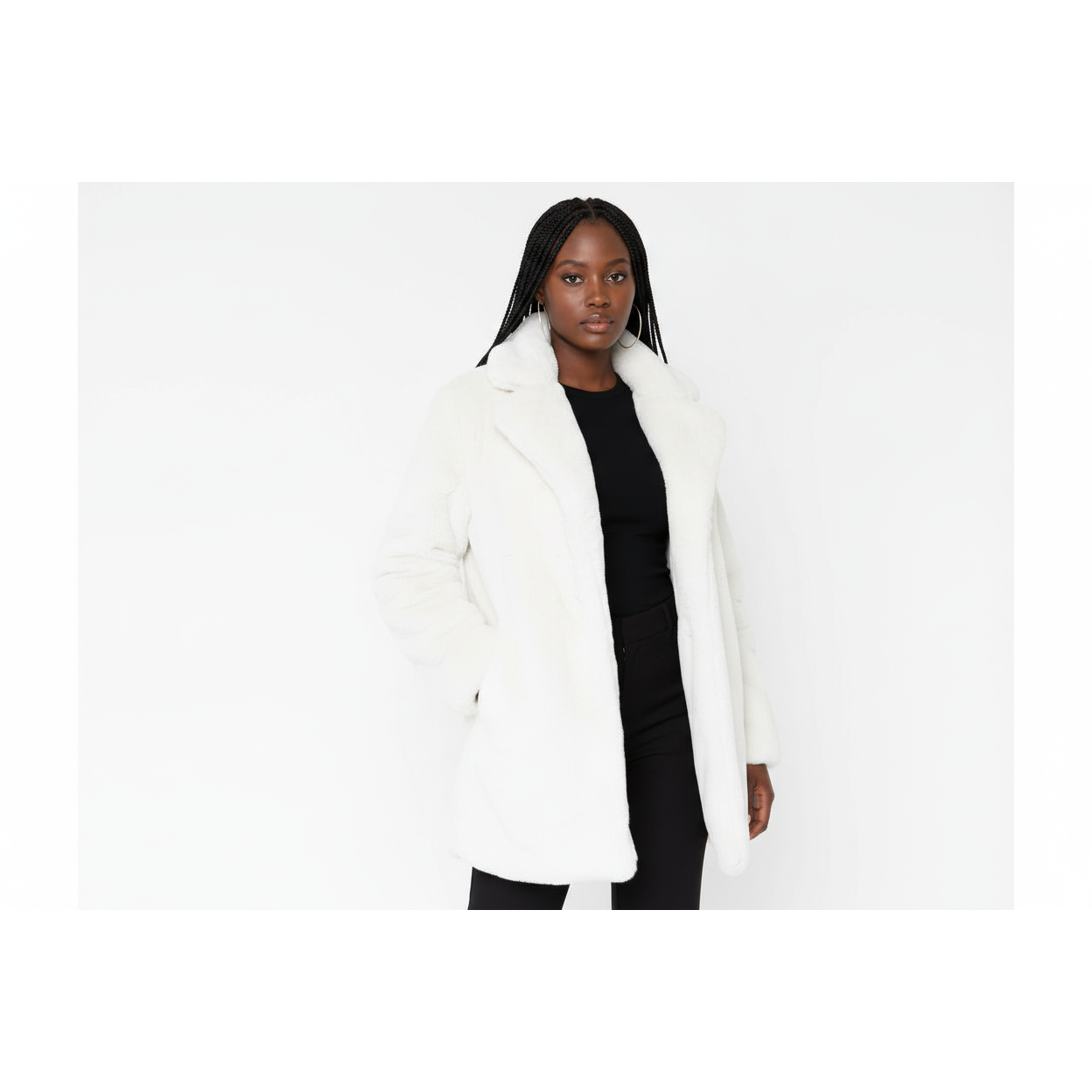 Stylish Fluffy Fur Jacket