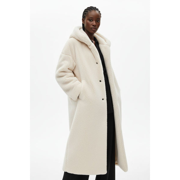 ジャケット・アウター DIANTE Big color shaggy jacket Faux Fur Hooded Coat – YELLOW SUB TRADING