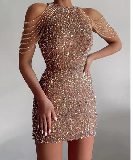 Sexy Sequin Mini Dress