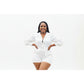 Long Sleeve Short Jumpsuit