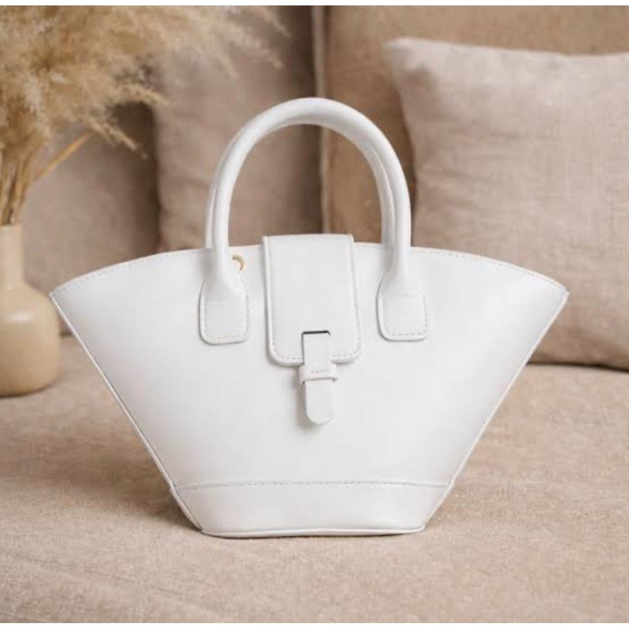 Sculptural Flap-Closure Mini Tote & Shoulder Bag