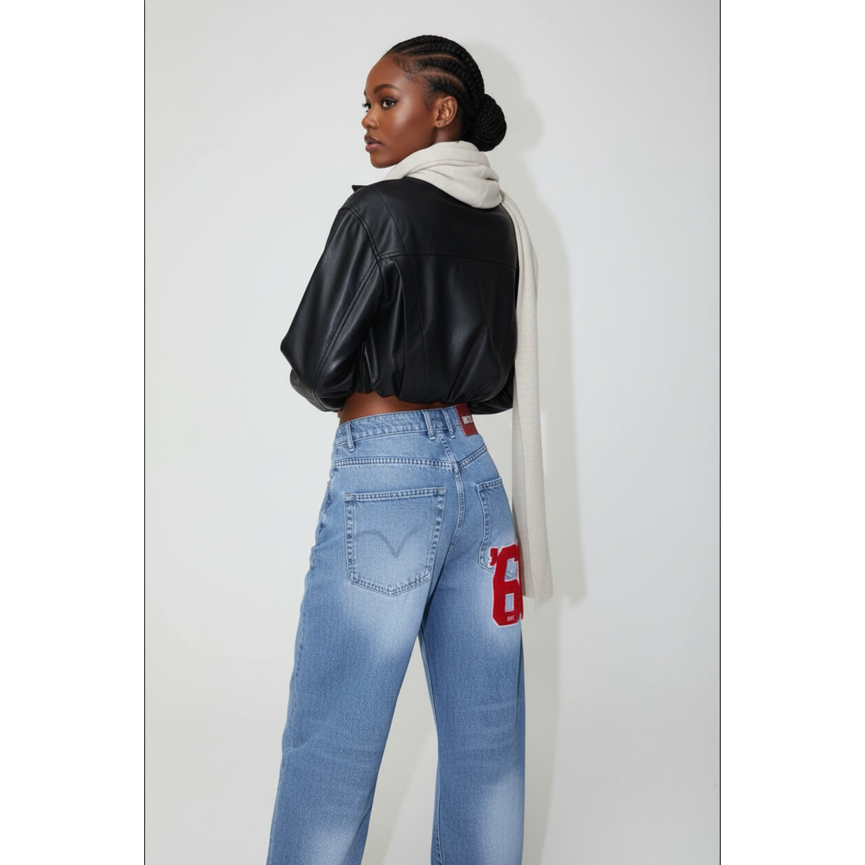 Baggy Boyfriend Wide Leg Jeans