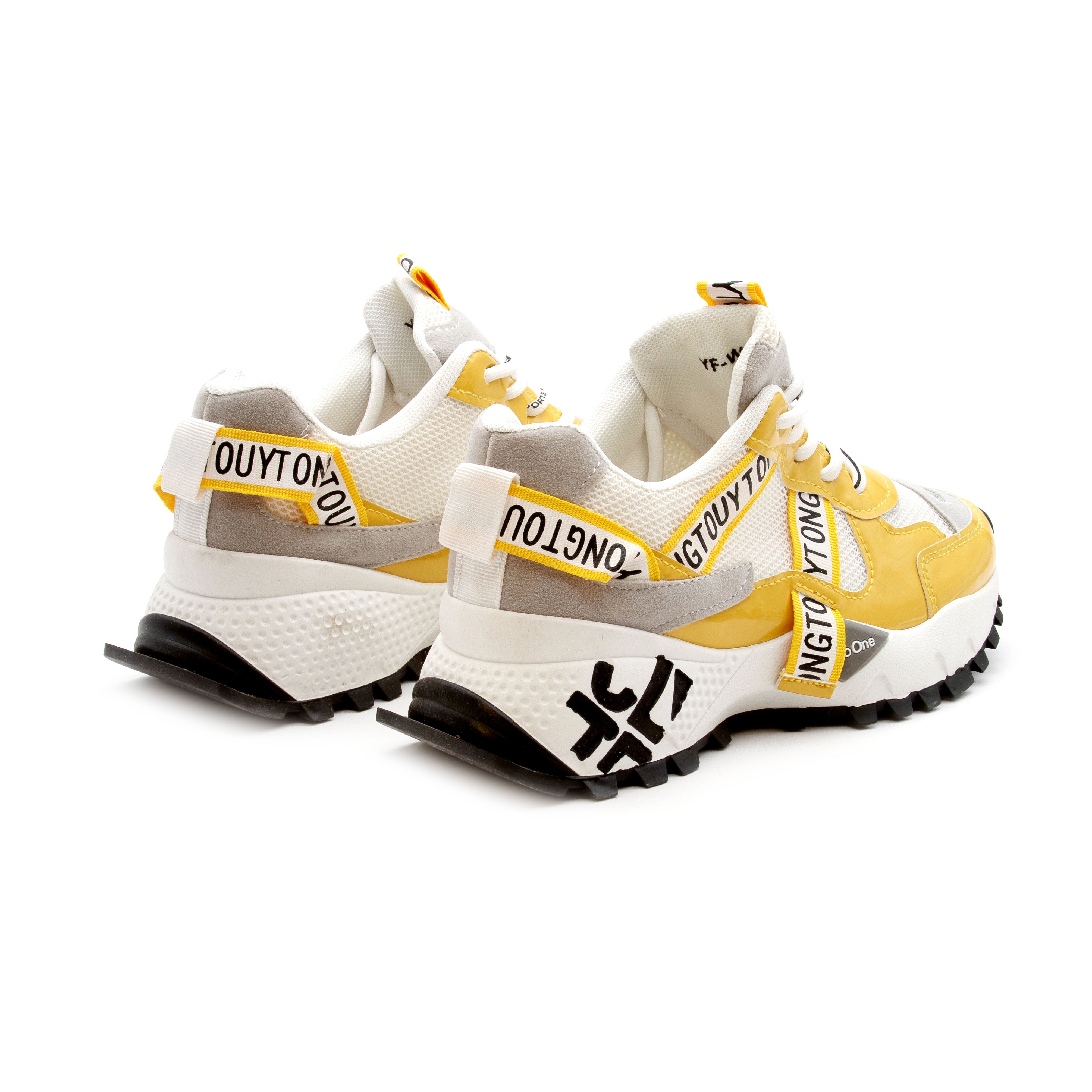 Platform Lace-Up Sneaker Shoes – YELLOW SUB TRADING
