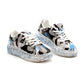 Fashion Lace Up Low Top Platform Shoes.