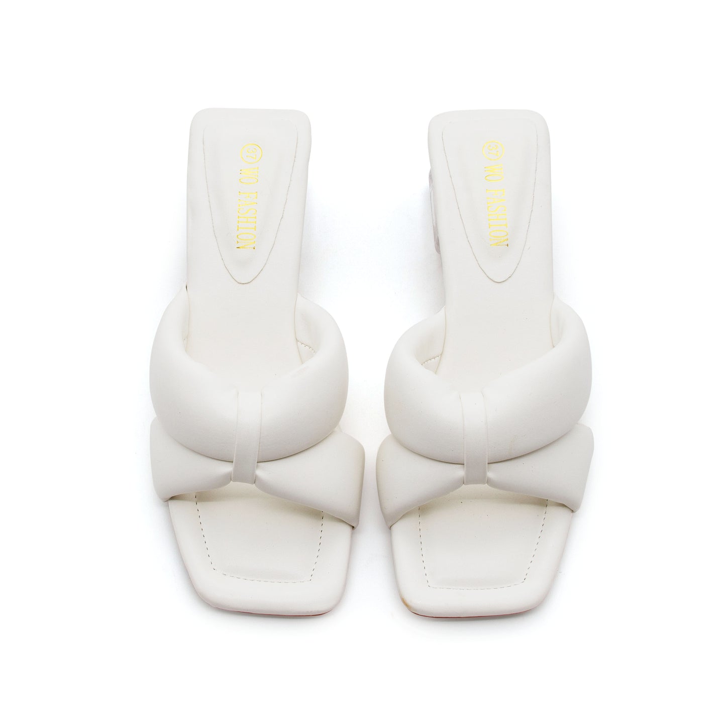 Crystal Low Heel Mules