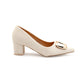 Pumps Square Buckle Office High Heels Pointed Toe Shoes.