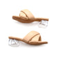 Crystal Low Heel Mules