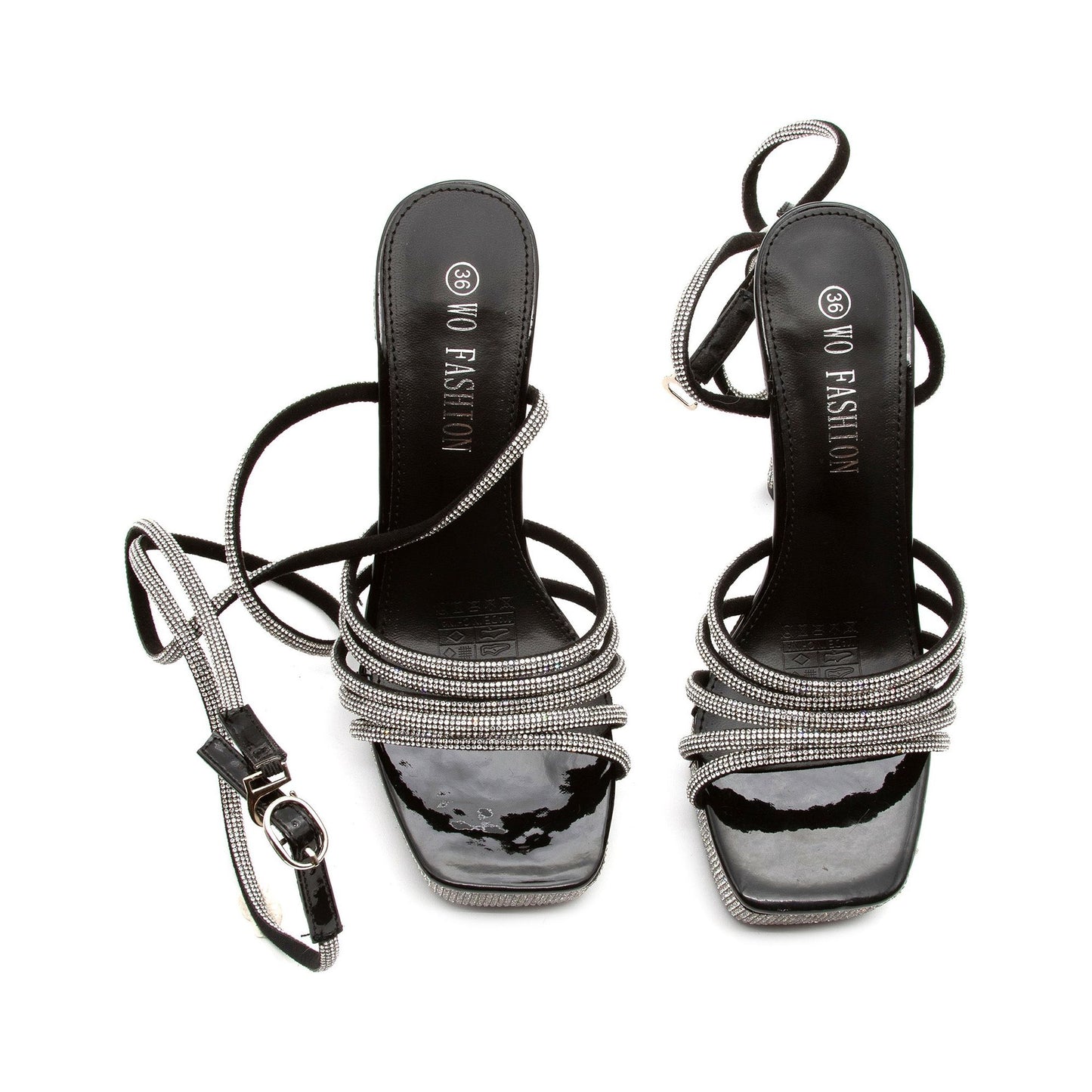 Platform Rhinestone High Heel Shoes