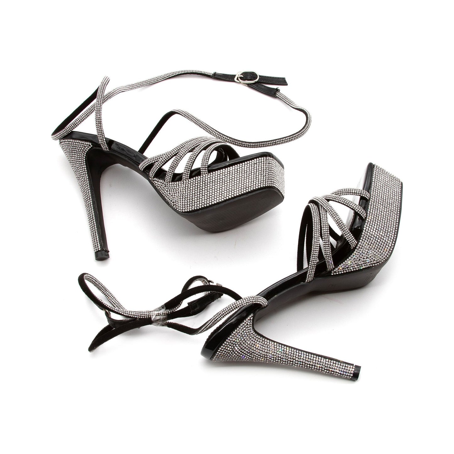 Platform Rhinestone High Heel Shoes