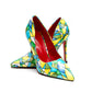 Match African Print ladies Pumps