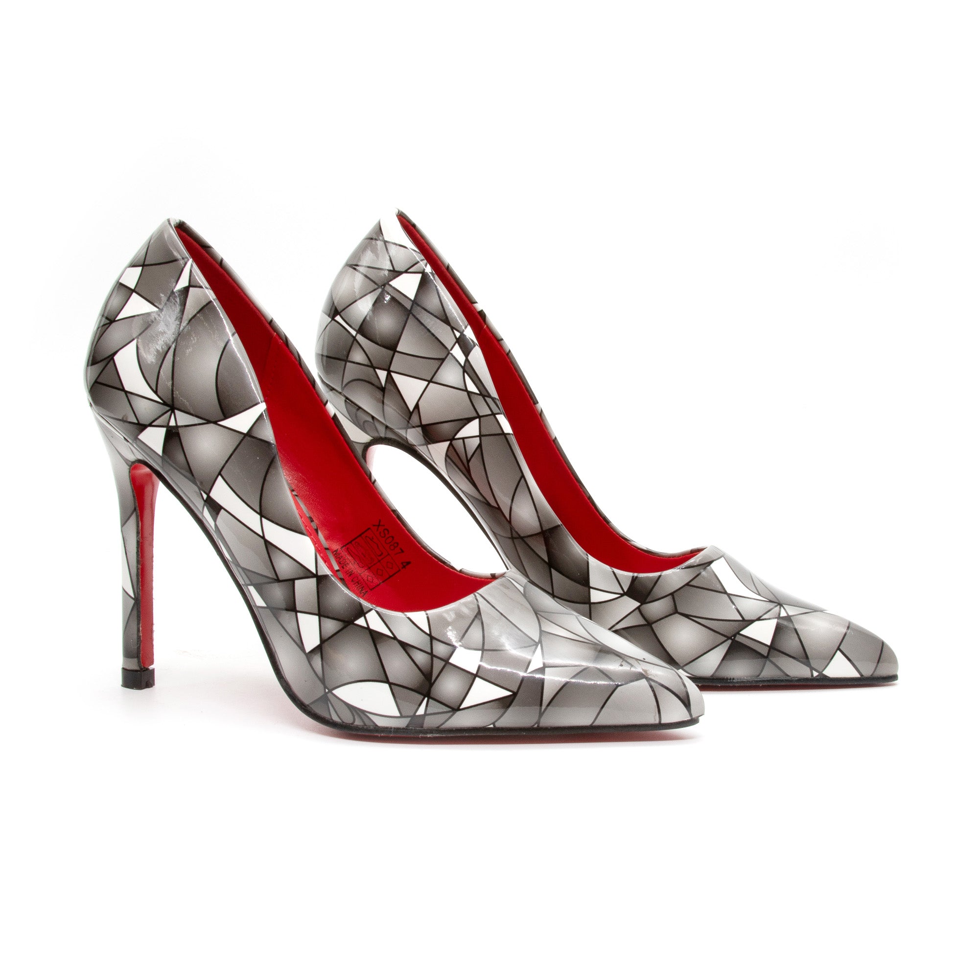 Match African Print ladies Pumps