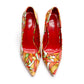 Match African Print ladies Pumps