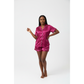 Short Silk Pajamas Set