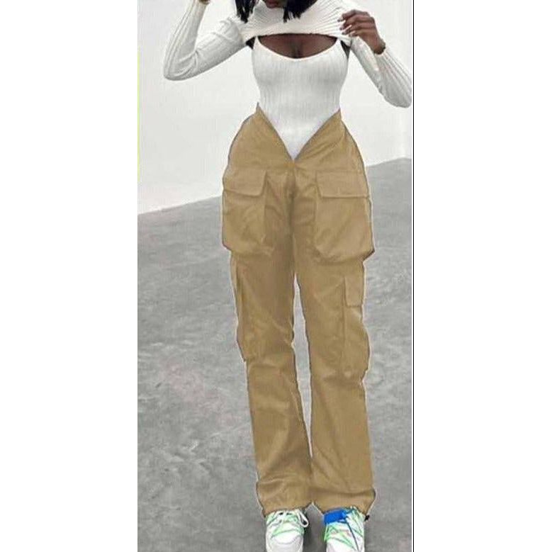 Vintage Side Pockets Cargo Pants