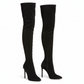 High Heel Suede Lace up Boot