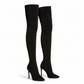 High Heel Suede Lace up Boot