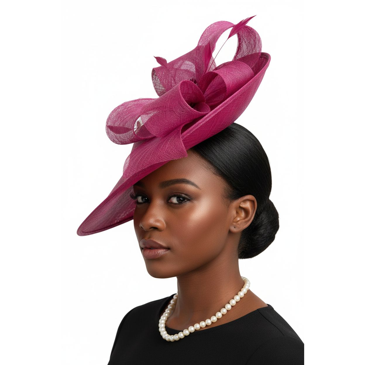 Fascinators Hat Mesh Veil Feathers Hat