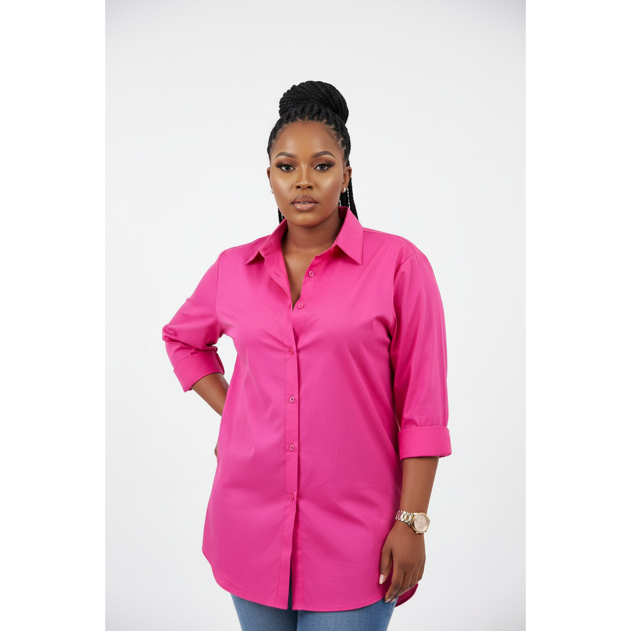 Buttoned Long Sleeve Shirt