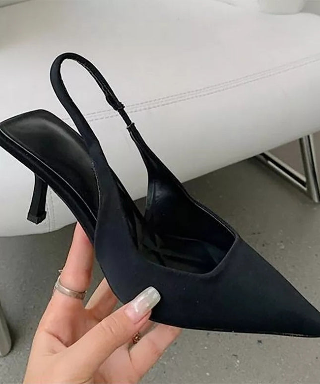 Pointed Toe Short Heel Mules main image 0