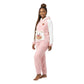 Fluffy Hooded Two Toned Sleepwear Set