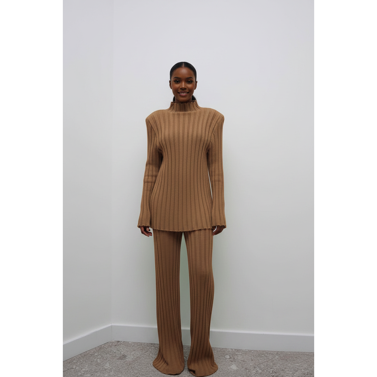 Long sleeve Sweater Kniited Set 