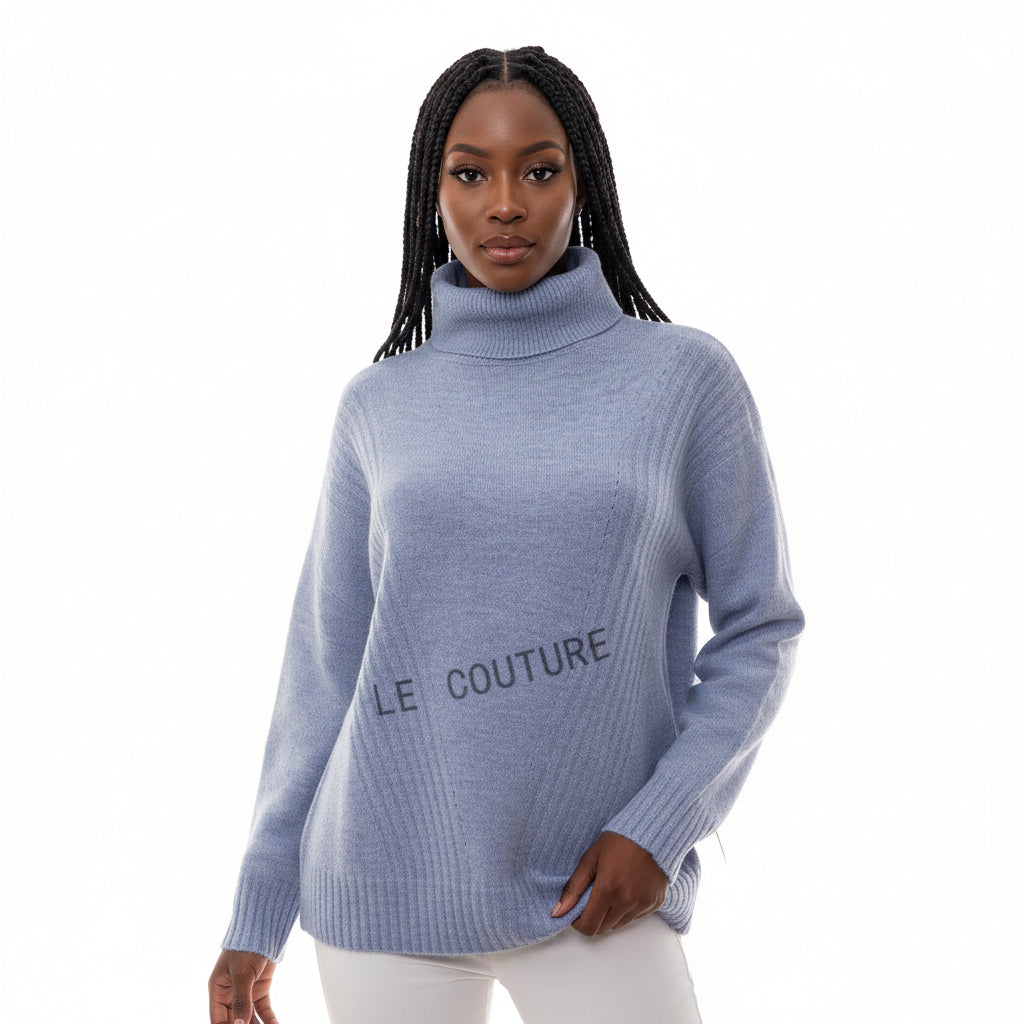 Turtleneck Knitted Top