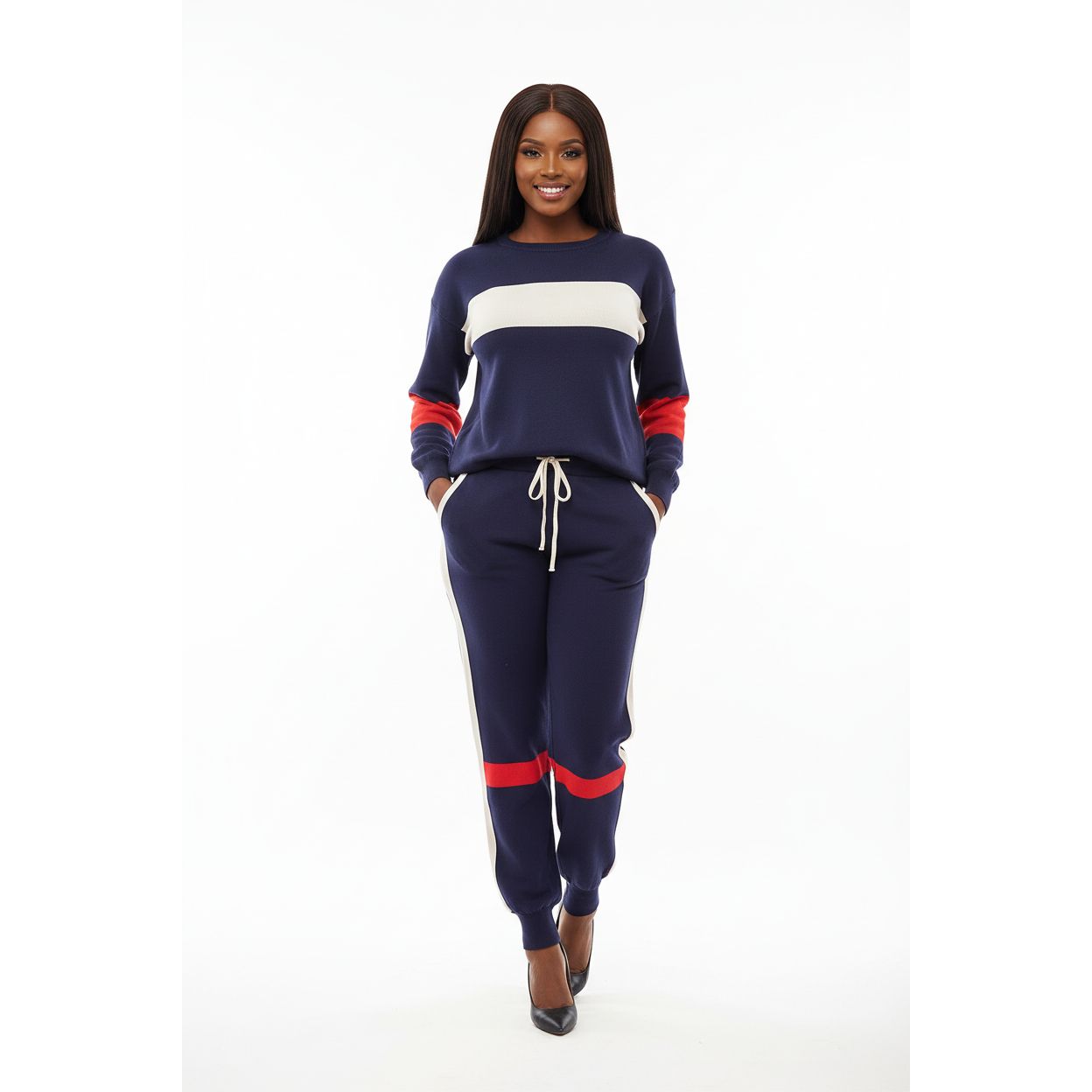 Casual Knit Sweater Set 