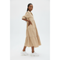 Puff Sleeve Loose Long Dress 