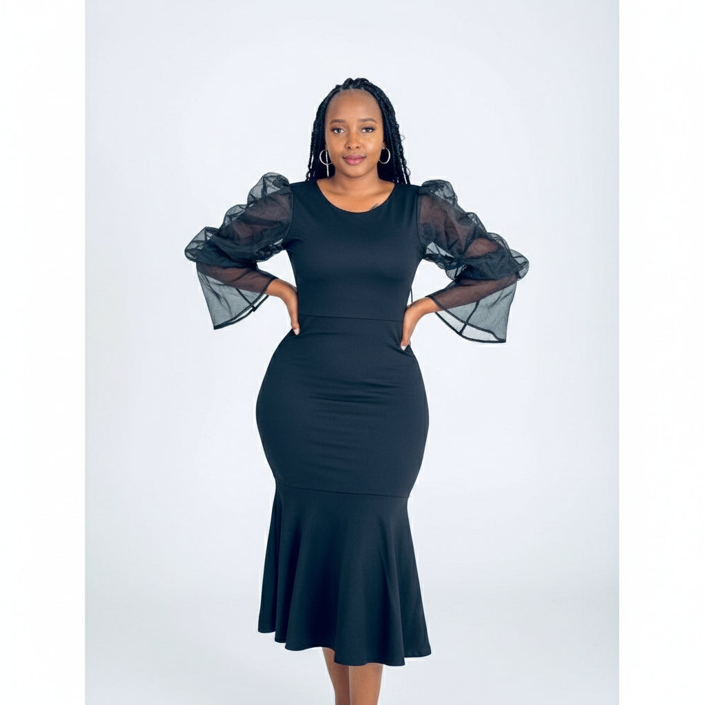 Bodycon Long Sleeve Lace Dress