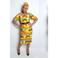 off shoulder ankara dress