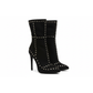 Pointed Toe Rivet Boots