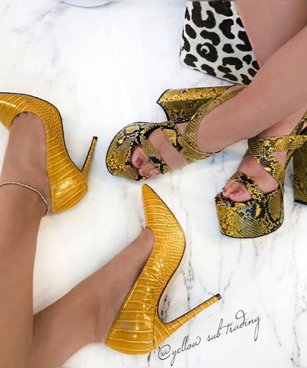 Pointed Toe high heels  - YELLOW SUB TRADING 