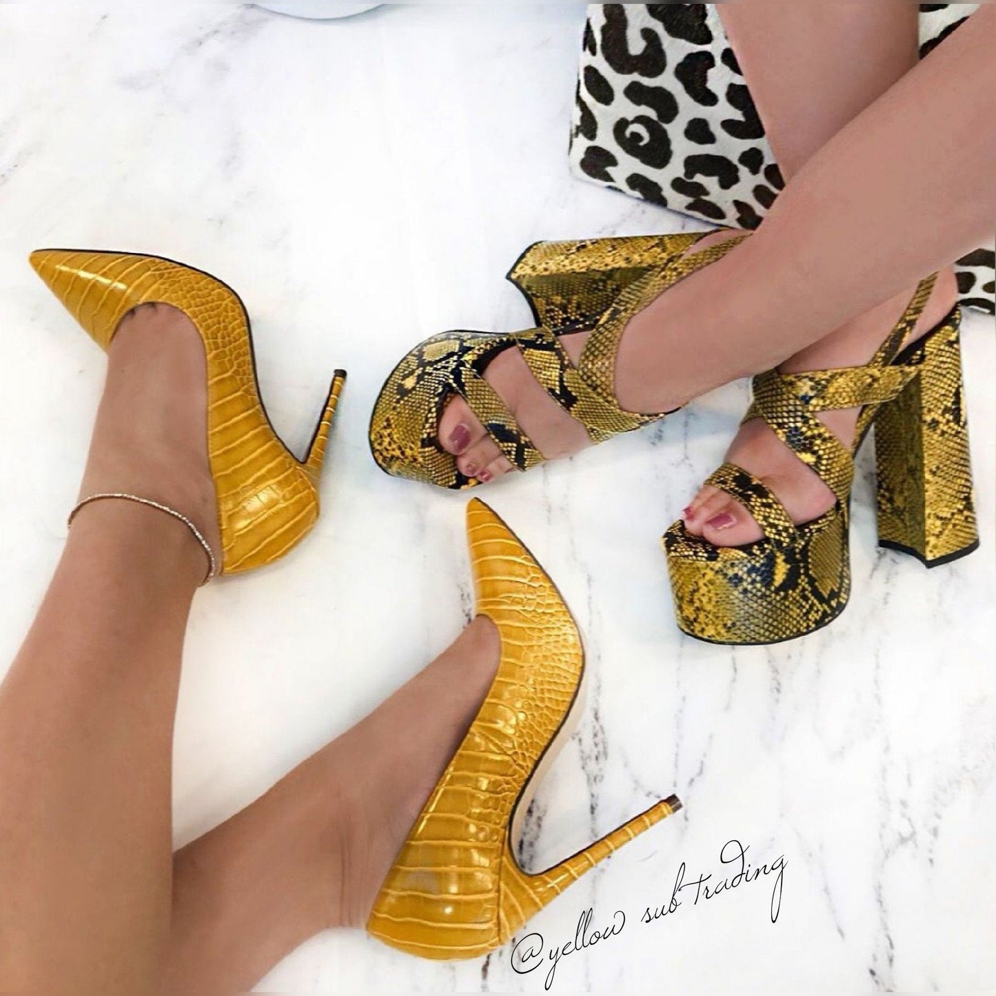 Pointed Toe high heels  - YELLOW SUB TRADING 