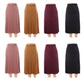 Suade Pleated Midi Skirts