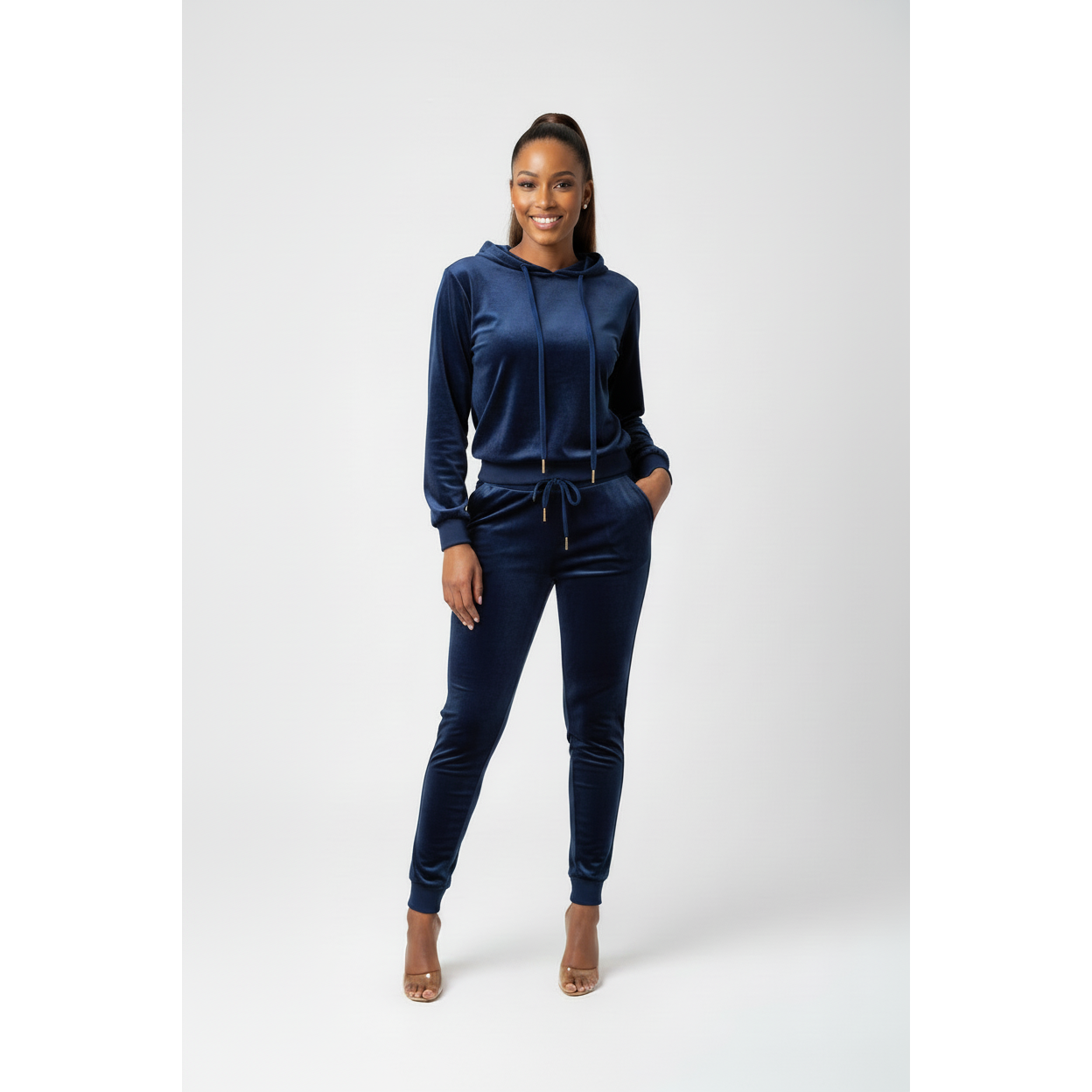 Velvet Tracksuit Set