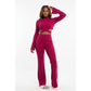Vintage Knitted Turtleneck Top & Pant Set